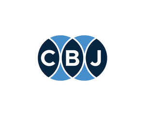 CBJ logo design vector template. CBJ