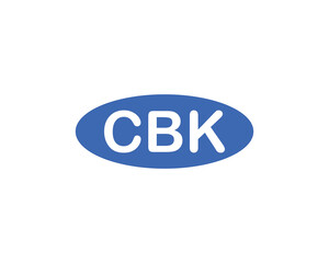 CBK logo design vector template. CBK