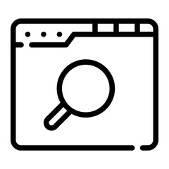 search line icon
