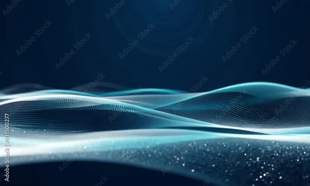 Aufkleber a sleek animation featuring a deep navy to cobalt gradient as the backdrop, transitioning smoothly f