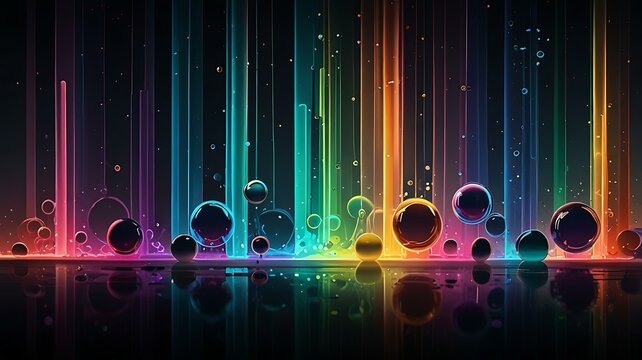 Futuristic abstract binary code patterns on a sleek metallic background.