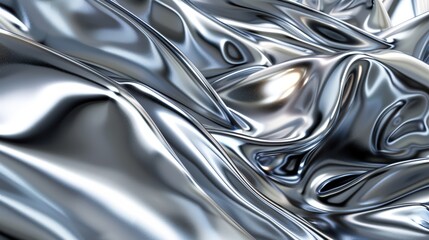 abstract silver liquid metal background