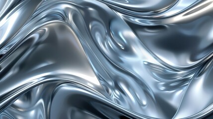 abstract silver liquid metal background