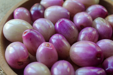 Syzygium cumini, Jamblang, guava keling or duwet has many health benefits including purifying blood. improving heart health. managing diabetes, preventing infection	