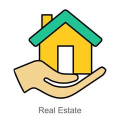 Naklejka premium Real Estate