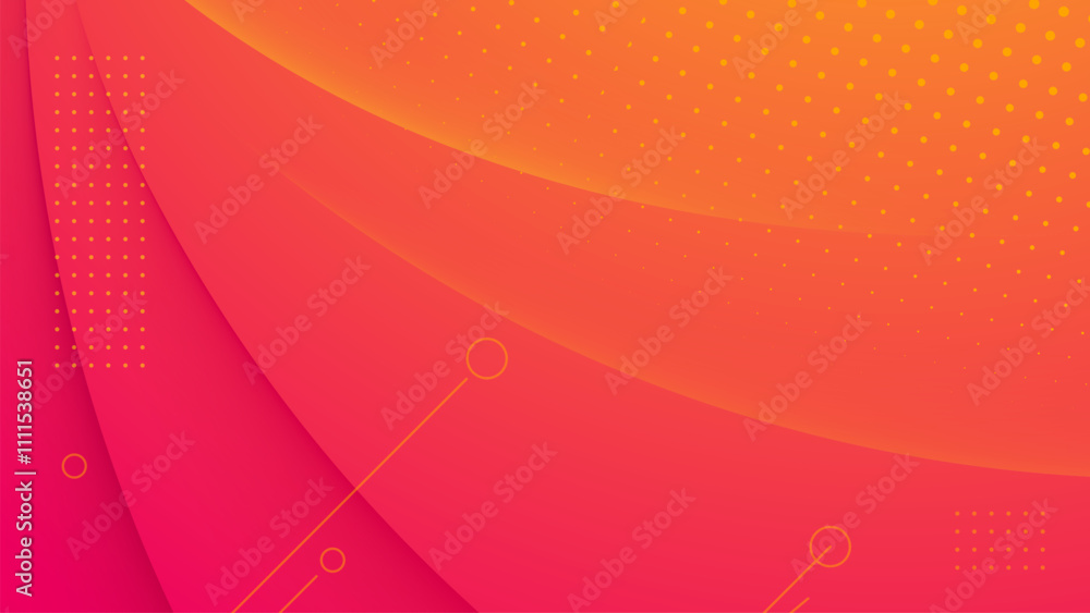 Poster abstract geometric background gradient decorative shape design vector