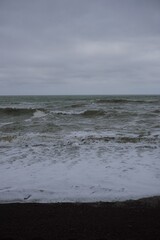 storm over the sea