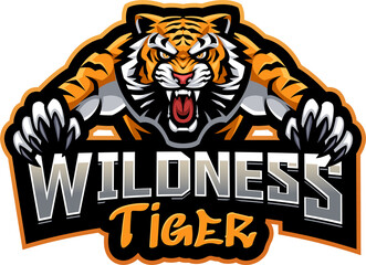 Wildness tiger esport mascot