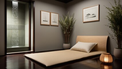 Fototapeta premium bedroom in hotel