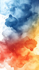 Fototapeta premium Abstract Background Watercolor Design