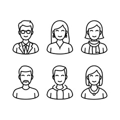 User Profile Icon Set