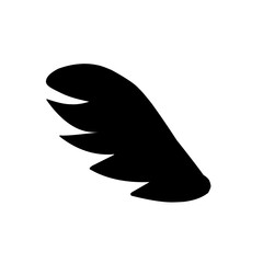 Wing silhouette icon