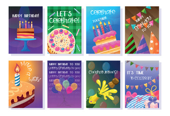 An elegant set of greeting cards for any occasion