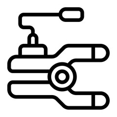 Finger Line Icon