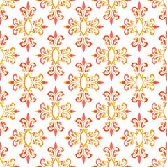 Motifs African boho paisley Floral Ikat pattern embroidery border. For background, carpet, wallpaper, clothing, wrapping, batik, fabric, embroidery style vector illustration.