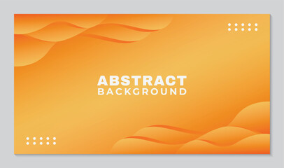 Obraz premium Modern background template elegant orange gradient wave shape design