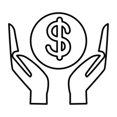 Perk icon in line style