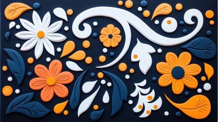 A bohemian and eclectic paisley swirl pattern with a mix of paisley motifs, floral elements, and other decorative elements, rendered in a colorful and free spirited style.