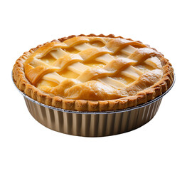 pie dessert isolated on transparent background