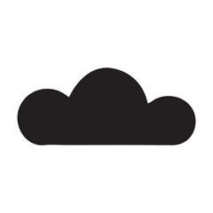 Cloud icon vector for web and mobile app. cloud sign and symbol