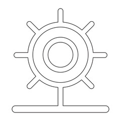 Tree icon in line style