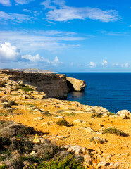 Landscape of Marfa Peninsula.