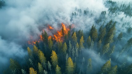 Tree on a globe in climate change