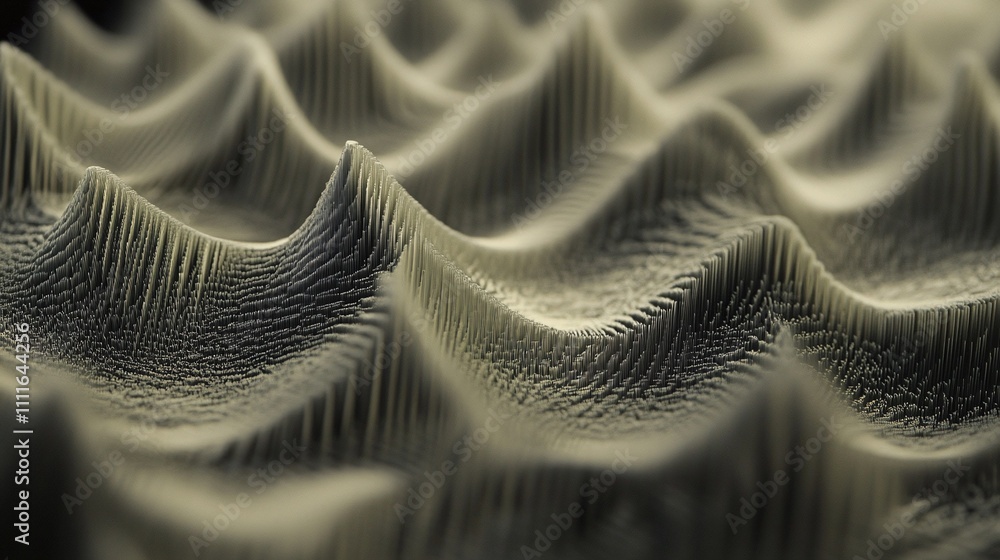 Aufkleber acoustic resonance patterns in different materials creating standing wave formations in metal filing