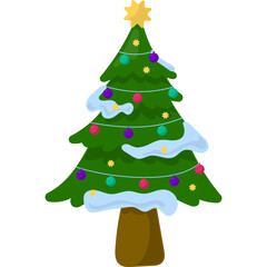 Christmas Tree Illustration