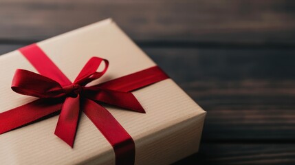 Celebration and gift giving on important days. Christmas or New Year. Congratulation and reward.