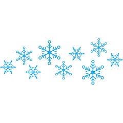 Snowflakes Border Decoration
