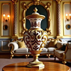 golden antique vase 11