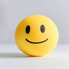 Fototapeta premium minimalist smiley no mouth, Generative AI 