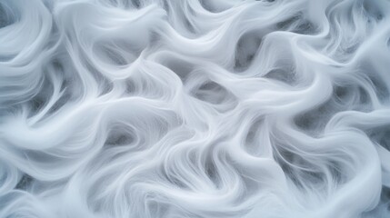 Obraz premium Mystical Winter: Swirling Snowstorm in Enchanted Forest