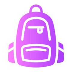 backpack Gradient icon