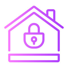 Obraz premium house Line Gradient Icon