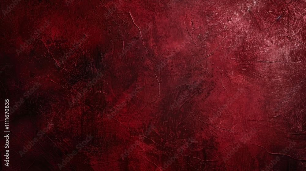 Poster deep red textured background providing a dramatic and intense atmosphere, ideal for design projects 
