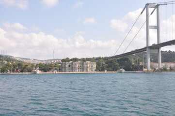 Fatih Sultan Mehmet Bosphorus Bridge in Istanbul, Turkey.