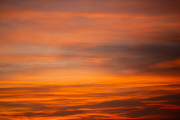 Fototapeta premium Soft gradient orange gold clouds and sunlight ,Twilight