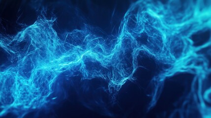 Obraz premium Abstract Blue Energy Flow
