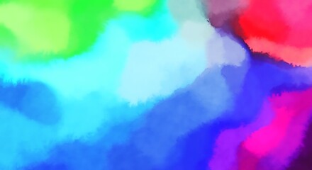 Fototapeta premium Multicolor Watercolor Background