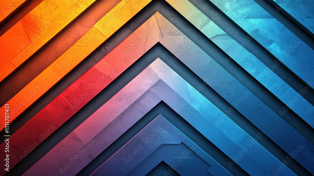 Aufkleber multipurpose colorful infographic concept. colorful geometric shapes create dynamic and modern backg