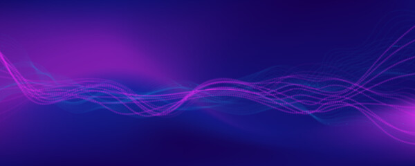  Futuristic wave tech background