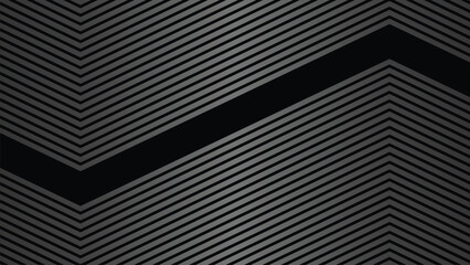 Black Grey abstract stripes line background for backdrop or presentation