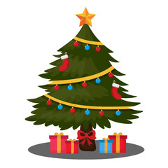 Christmas Tree Illustration