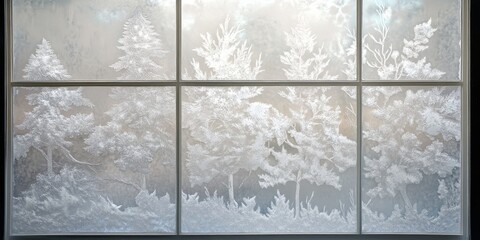 Winter frost patterns on a window create stunning visual displays, showcasing the intricate beauty of winter frost patterns that transform everyday scenes into captivating art.