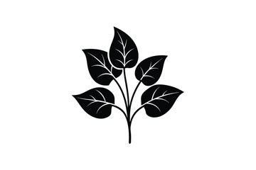 Plants Silhouette Vector Illustration