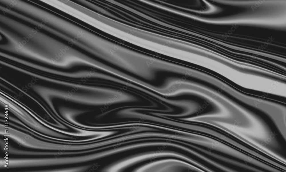Poster abstract background with smooth, flowing lines in shades of gray.
