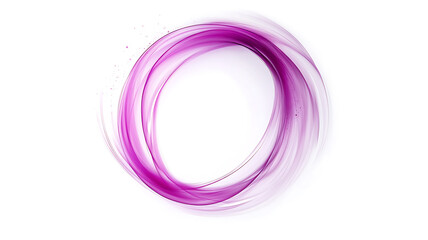 A glowing neon purple circle placed on a clean white background, symbolizing modern design, minimalism, and futuristic aesthetics.
