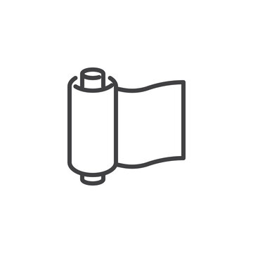 Shrink Wrap Package line icon